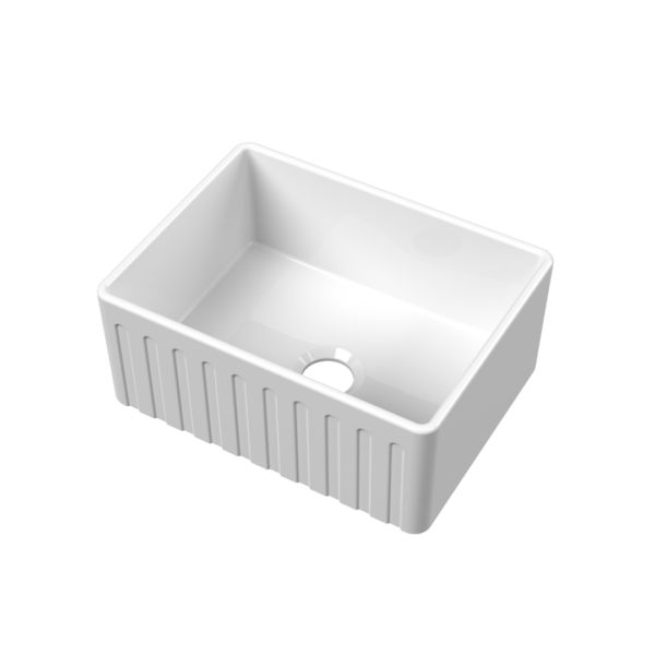 Fireclay Factory Single Bowl Butler Sink