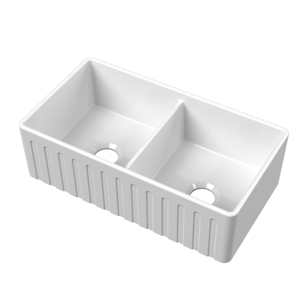 Double Bowl Butler Sink 838 Reversible with Stepped Weir